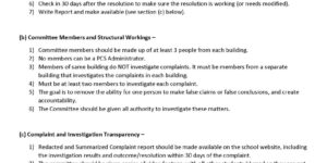 Complaint Oversight Committee