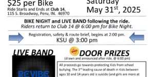 RIDE Against Bullying Charity Ride Flyer