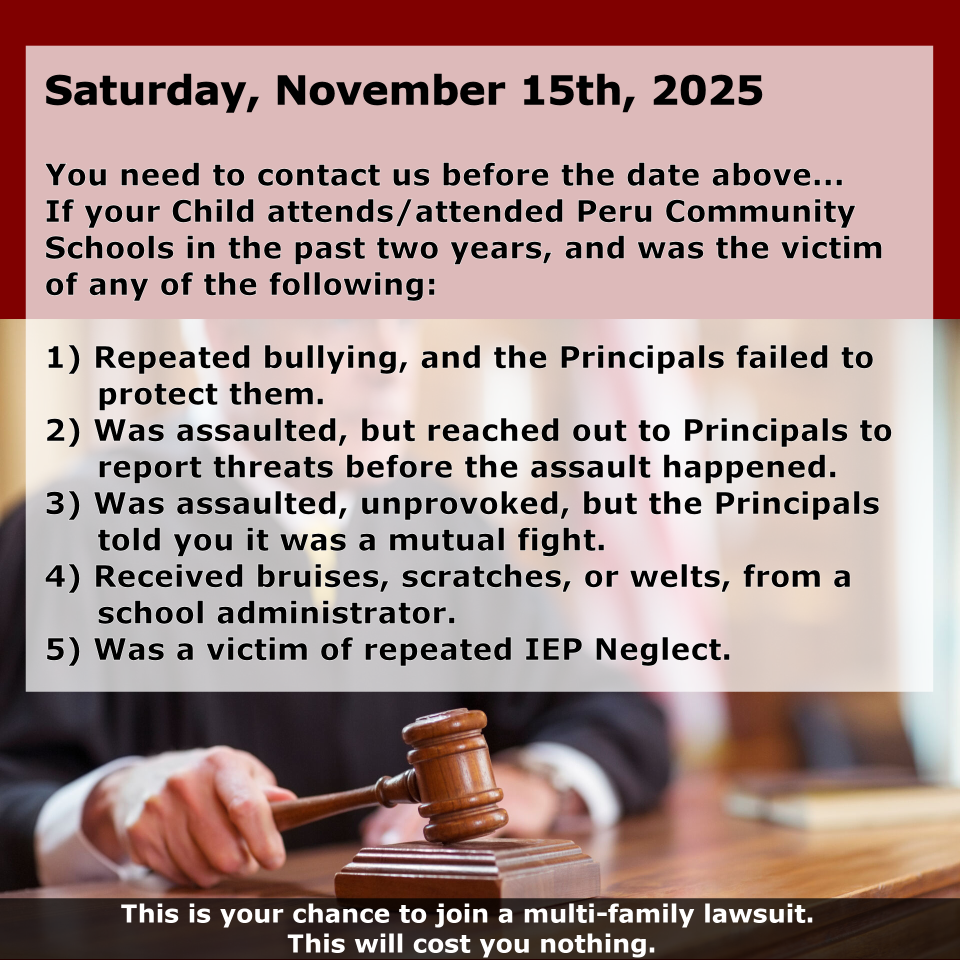 Multi-Family Lawsuit